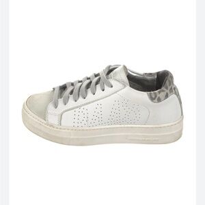 P448 White and Gray Women's Sneakers